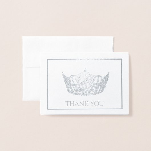 失敗アメリカのスタイルホイルの王冠の小型カード 箔カード (封筒付き正面)