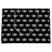 失敗アメリカのバッグ大きい銀製の王冠のギフト ラージペーパーバッグ (正面)