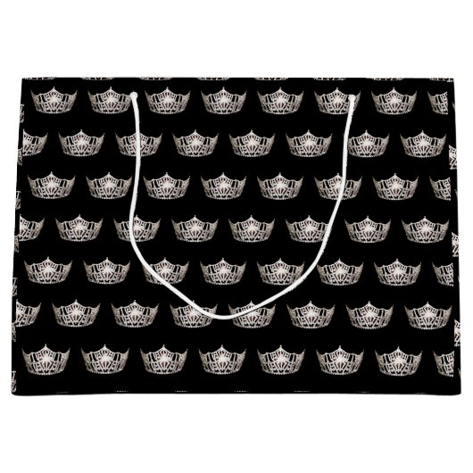 失敗アメリカのバッグ大きい銀製の王冠のギフト ラージペーパーバッグ (正面)