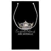 失敗アメリカのバッグ小さい銀製の王冠のギフト スモールペーパーバッグ (裏面)