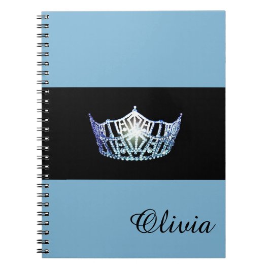 失敗アメリカの空色の王冠のノートの名前をカスタムする ノートブック (正面)
