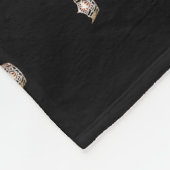 失敗アメリカの金ゴールドの王冠のフリースブランケット フリースブランケット (角)