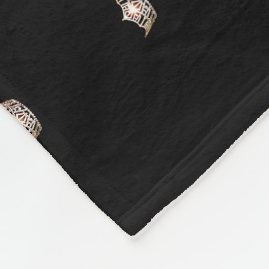 失敗アメリカの金ゴールドの王冠のフリースブランケット フリースブランケット (角)