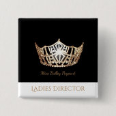 失敗アメリカの金ゴールドの王冠カスタムなボタンPin 缶バッジ (正面)