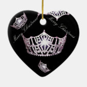 失敗アメリカの銀製の王冠のクリスマスのオーナメント セラミックオーナメント (裏面)