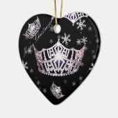 失敗アメリカの銀製の王冠のクリスマスのオーナメント セラミックオーナメント (左)