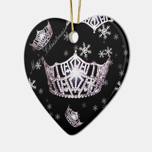 失敗アメリカの銀製の王冠のクリスマスのオーナメント セラミックオーナメント (左)