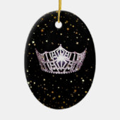 失敗アメリカの銀製の王冠のクリスマスのオーナメント セラミックオーナメント (正面)