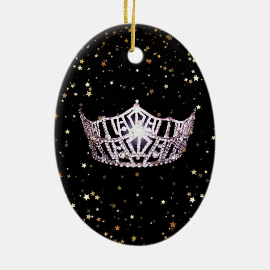 失敗アメリカの銀製の王冠のクリスマスのオーナメント セラミックオーナメント (裏面)