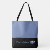 失敗アメリカの青い王冠のトートバッグ媒体の青 トートバッグ (正面)