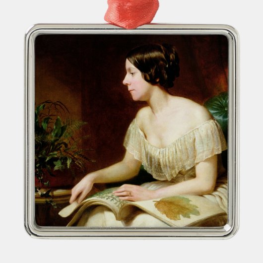 失敗アンプラット、有名な植物学者 メタルオーナメント (正面)