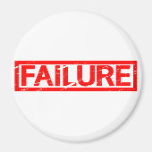 失敗スタンプ マグネット (正面)