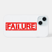 失敗スタンプ iPhone 15ケース (裏面横)