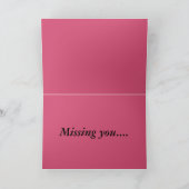 失敗ハーレーの挨拶状 カード (内部)