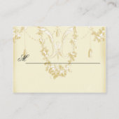 "失敗ベネット"の座席表 プレイスカード (裏面)