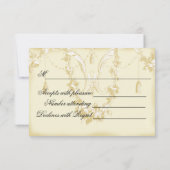 "失敗ベネット"のRSVP 出欠カード (裏面)