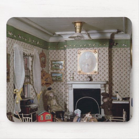 「失敗マイル」の家」からのおもちゃが付いている子供部屋、1890年 マウスパッド (正面)