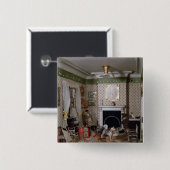 「失敗マイル」の家」からのおもちゃが付いている子供部屋、1890年 缶バッジ (正面&裏面)