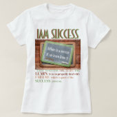 失敗学から Tシャツ (デザイン正面)