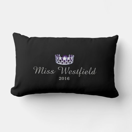 失敗米国のスタイルのパーソナライズな一流の王冠の枕 ランバークッション (正面)