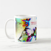 失敗音楽写真の芸術のマグ コーヒーマグカップ (左)