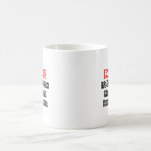 失敗…オプションではない…物理先生 コーヒーマグカップ (中央)