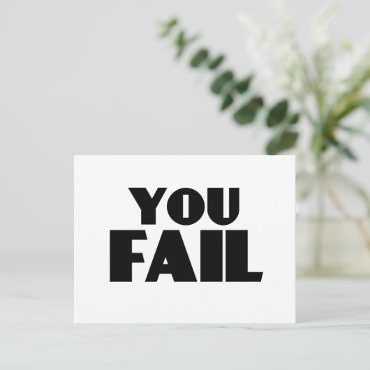 失敗 ポストカード (スタンド正面)