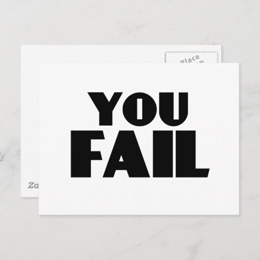 失敗 ポストカード (正面/裏面)
