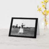 失敗E. Pickhardt Playingのゴルフ1914年 カード (黄色い花)