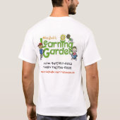 失敗Jodiの学ぶ庭のロゴのワイシャツ Tシャツ (裏面)