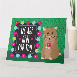 失敬しました-ハムスター カード