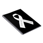 失明認識度リボン ノートブック (右側)