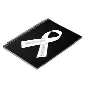 失明認識度リボン ノートブック (左側)