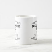 失望したが、もはや驚いていない コーヒーマグカップ (中央)