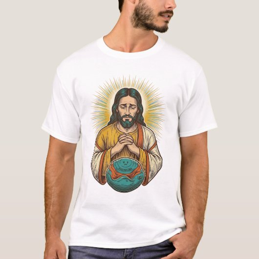 失望したイエス・くしゃんだエクササイズボール・ジムの失敗 Tシャツ (正面)