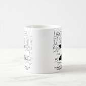 失望した夫の美しいサロン コーヒーマグカップ (中央)