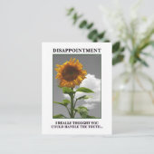 失望して残念だが失望した ポストカード (スタンド正面)