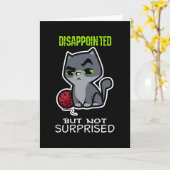 失望するが驚かない カード (黄色い花)