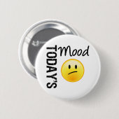 失望する今日の気分の顔文字 缶バッジ (正面&裏面)