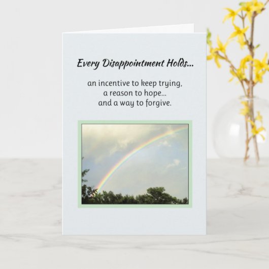 失望は…… カード (黄色い花)