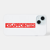 失望スタンプ iPhone 15ケース (裏面横)