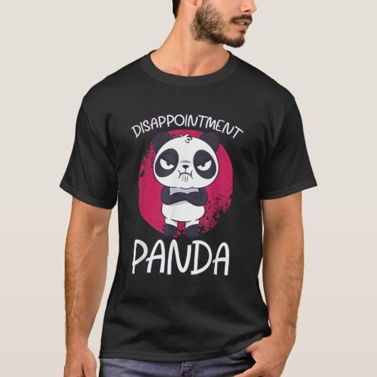 失望パンダワイルドパンダ Tシャツ (正面)