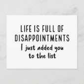 失望 ポストカード (正面)