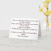 失業者 カード (黄色い花)