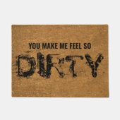 失礼おもしろいなことわざフェイクコーア ドアマット (正面)