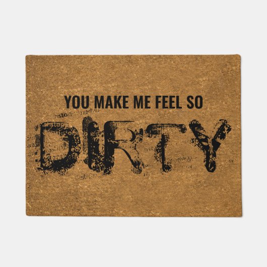 失礼おもしろいなことわざフェイクコーア ドアマット (正面)