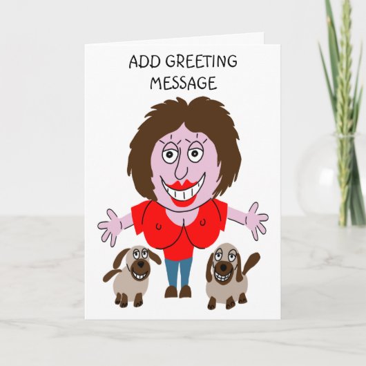 失礼おもしろいなハッピーバースデー カード (正面)