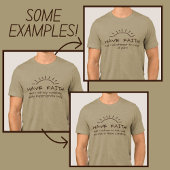 失礼おもしろいな日照の皮肉なフレーズ信仰 トライブレンドTシャツ