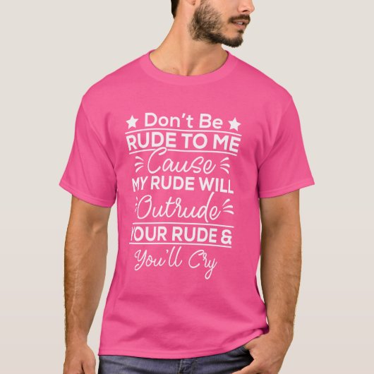 失礼だから失礼しないでくれ Tシャツ (正面)