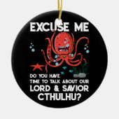 失礼だが殿の事を話す暇はあるか セラミックオーナメント (正面)